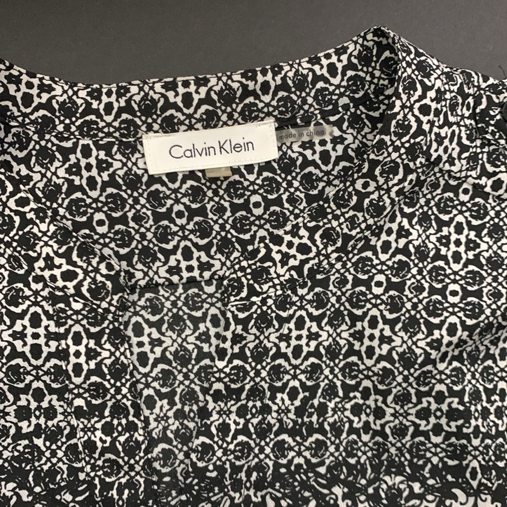Calvin Klein Buttons Pockets Top Blouse - Picture 2 of 9